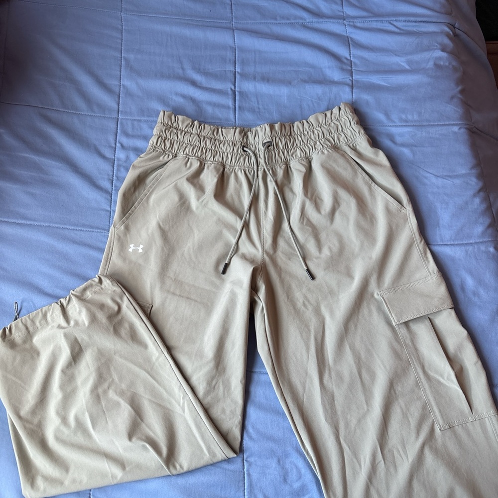 Under Armour Sage Green Athletic Cargo Jogger Pants